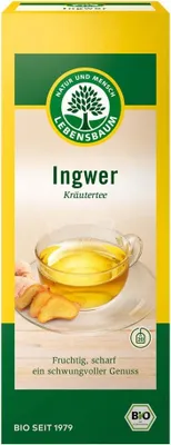 Produktbild von Kräutertee Ingwer 20 Beutel 30g von Lebensbaum