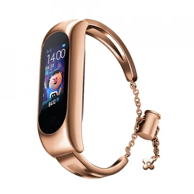 HQWear Ersatz-Metallarmband fr Xiaomi Mi Band 4/5/6,