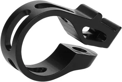 Obrázok produktu pre Hliníková svorka na bicykel – 22,2 mm – čierna