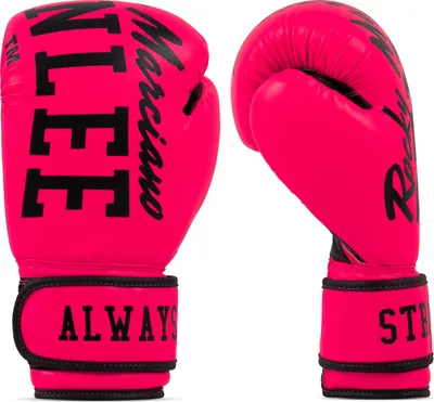 Image de Gants de boxe en similicuir CHUNKY B néon/rose 08 oz BENLEE