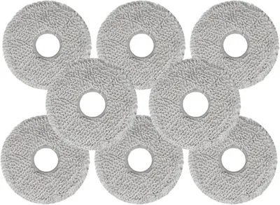 Produktbild von 8 Stück Wischtücher kompatibel mit Roborock Q Revo/Qrevo MaxV/Qrevo Master/Qrevo Slim/Qrevo Pro/Qrevo S/Qrevo Curv/Qrevo Slim/Saros 10R/QV/QR Roboter Staubsauger,Ersatz Wischtücher für Roborock
