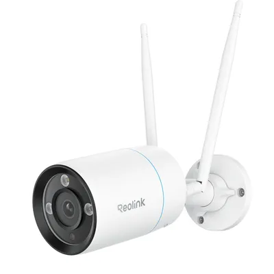 Productafbeelding van Reolink RLC-810WA draadloze bewakingscamera voor buiten, Wi-Fi 6, 4K 8MP, 2,4/5 GHz dualband Wi-Fi, kleuren nachtzicht, tweewegs audio