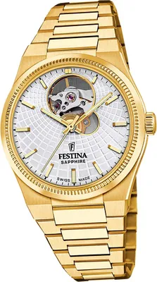 Produktbild von Festina Damenuhr Swiss Made Armbanduhr Edelstahl gold D2UF20064/1