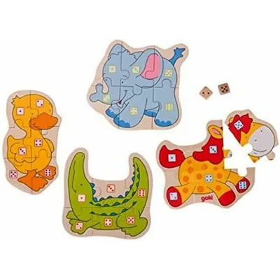 Immagine prodotto di GOKI Gollnest & Kiesel gioco di dadi animali