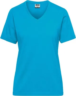 Produktbild von Strapazierfähiges und pflegeleichtes T-Shirt turquoise, Gr. L