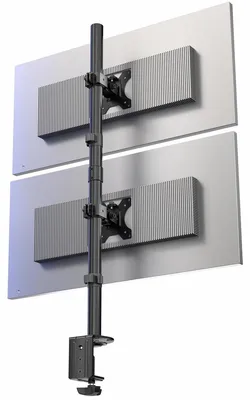 Immagine prodotto di Supporto per monitor - Doppio - Verticale - Nero - Fino a 34 pollici