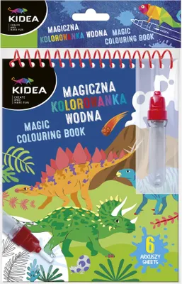 Produktbild von Magisches Wasser-Malbuch mit Marker Dinosaurier Kidea