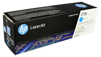 Produktbild von HP 219X Cyan Original LaserJet-Tonerkartusche mit hoher Reichweite, 2500 Seiten, 0 Seiten, Cyan, 1 Stück(e)