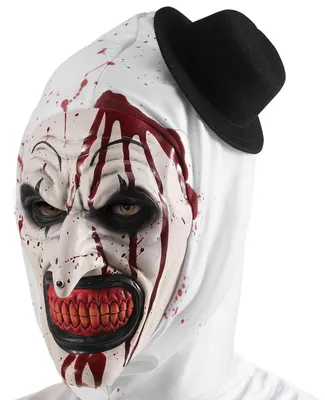 Gruselige Horror-Clown-Maske aus Latex für Halloween & Cosplay
