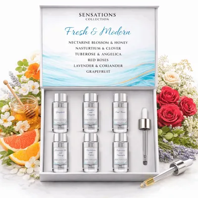 Image de Solidchoice - Coffret de 6 flacons d'huiles essentielles de 10 ml