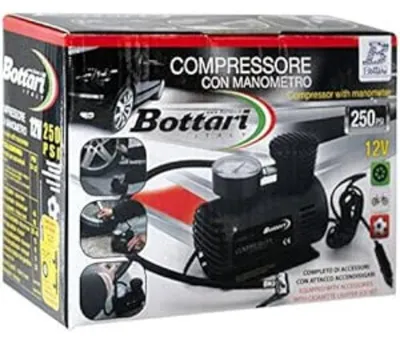 Obrázek produktu pro Kompresor s manometrem, 250 PSI, černý