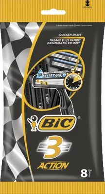 Obrázek produktu pro BIC jednorázový holicí strojek 3 Action 923078 8ks