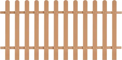 Imagen del producto de La valla WPC Lattenzaun, dimensiones 200x100 cm