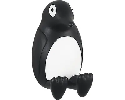 Produktbild von Spirella Pingu, Drinnen, Handtuchhaken, Schwarz, Weiß, Polyresin, 65 mm, 40 mm