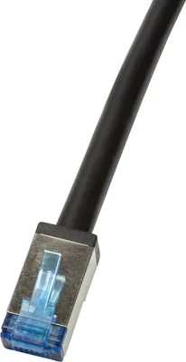 Produktbild von LogiLink CQ7073S, 5 m, Cat6a, S/FTP (S-STP), RJ-45, Schwarz