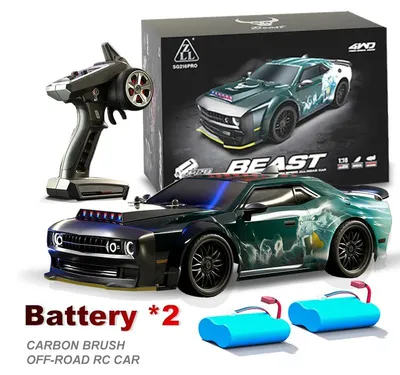 Produktbild von Ferngesteuertes RC-Driftauto - SG216PRO - Maßstab 1:16 - 4WD - Bürstenloser Motor - 45 km/h - 1 wiederaufladbarer Akku - LED-Beleuchtung