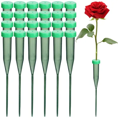 25 PP-Blumenwasserrohre 14,5 cm – Bewässerung für frische Blumen
