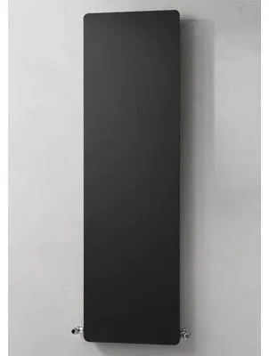 Produktbild von Rotheigner Designheizkörper EDGY 1190 x 372 mm schwarz matt Anschluss Beidseitig unten ohne Handtuchhalter