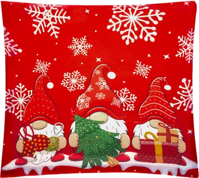 Produktbild von Dekorative Kissenbezug für Wohnzimmer Dekokissen Weihnachten Weihnachtsmotiv 40 x 40 cm 22312 , Muster:Nussknacker