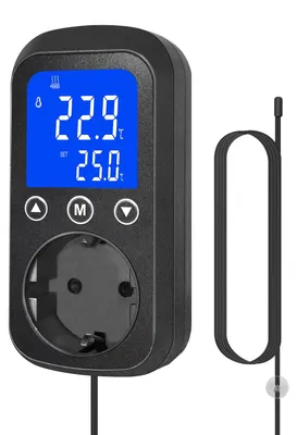 Steckdosenthermostat 230 V / 16 A EU, wasserdichter Sensor