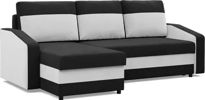 A sectional sofa with a chaise lounge, shown from a front-side angle against a white background.