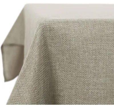 Produktbild von Tischdecke Leinenoptik Wetterfest Wasserabweisend Lotuseffekt Abwaschbar 178x132 cm Rechteckig Polyester