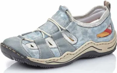Produktbild von Rieker Damen Sneaker Slipper blau, Damen:43 EU