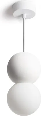 Produktbild von Pendelleuchte aus Gips Pearl Vulni Weiß