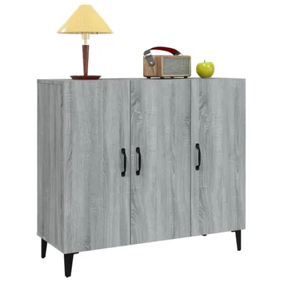 Obrázek produktu pro vidaXL Příborník Grey Sonoma 90x34x80 cm výrobek z odvozeného dřeva