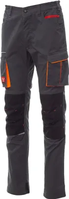 Produktbild von Payperwear Next 400 Stretch-Arbeitshose 12 Taschen Unisex rauchgrau/schwarz 60
