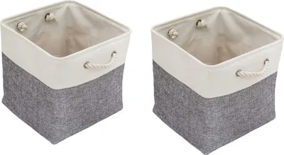 Produktbild von Aufbewahrungskorb Faltbarer Aufbewahrungsboxen 2er Set 28x28x28cm