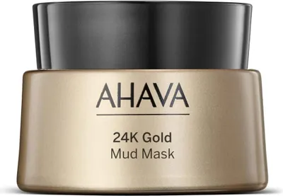 Imagen del producto de Ahava, Mascarilla de arcilla hidratante con oro de 24 quilates, para el rostro, 50 ml