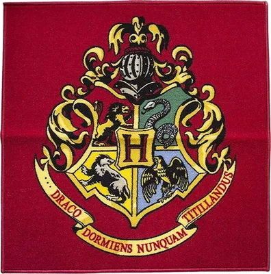 Obrázok produktu pre Harry Potter - Koberec, Hogwarts Crest AG688 (jedna veľkosť) (bordová/žltá)