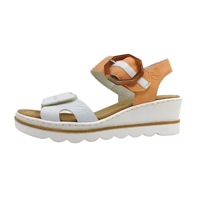 Produktbild von Rieker Kaukasus Damenschuhe Sandalen Weiß Freizeit, Schuhgröße:42 EU