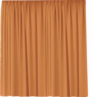 Produktbild von Kräuselband Blickdicht 300 (B) x 245cm (L) extra Breit Überbreite Abdunkelnd Vorhang Gardine Schal mit Universalband Orange