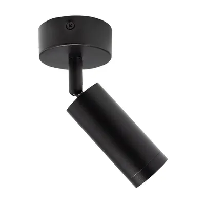 Produktbild von Spectrum LED MADARA SLIM GU10 MR11 Aufbauleuchte max. 4W Deckenleuchte 250V schwarz IP20 rund