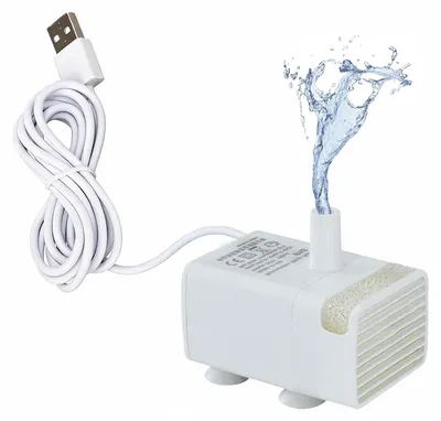 Ersatzpumpe für Haustier-Wasserbrunnen, leise, für Aquarien