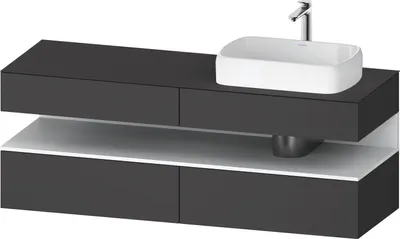 Produktbild von DURAVIT QA4778018490010 QAT KWTU WH Ek. 1600x550x600 Gt Mt.
