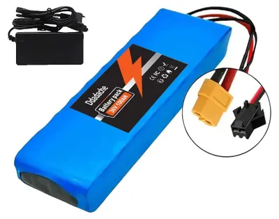 Image de Batterie lithium-ion, capacité de 100 000 mAh, compatible avec les systèmes 36V, chargeur XT60-SM