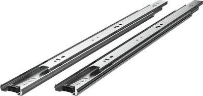 Zdjęcie produktu dla Szyny prowadnice do szuflad 50 cm 10 par boczne 100 kg montaż boczny meble