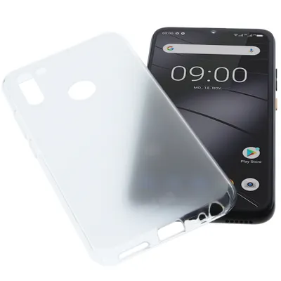 Produktbild von foto-kontor Hülle kompatibel mit Gigaset GS4 / GS4 Senior Tasche Gummi TPU Schutz Handytasche transparent
