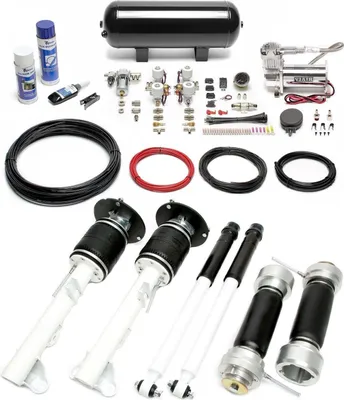 Image de TA Technix Kit de suspension pneumatique noir pour Mercedes Classe C W203 + break S203 CLK