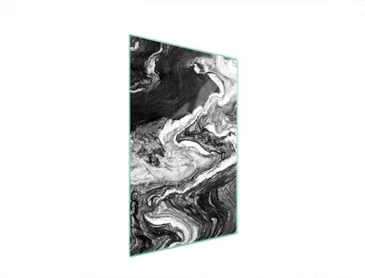 Produktbild von Herdabdeckplatte 35x52 Glaskeramikkochfeld Abdeckung Spritzschutz Glasplatte Deko Schneidebrett Marmor Grau