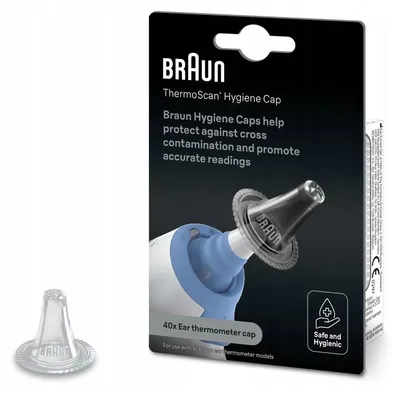 Produktbild von Einweg-Schutzkappen für Ohrthermometer Braun Thermoscan QFW2-6X 4022167400062
