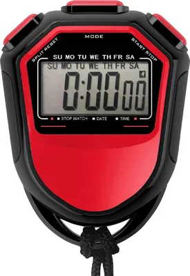 Produktbild von Wasserdichte Stoppuhr, digitaler Hand-LCD-Timer, Chronograph, Sportzähler mit Armband für Schwimmen, Laufen, Fußballtraining