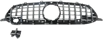 Produktbild von DIEDERICHS 1637943 Kühlergrill Frontgrill passend für MERCEDES-BENZ AMG GT (X290) Glänzend Schwarz/Silber