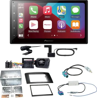 Produktbild von Pioneer SPH-DA160DAB DAB+ CarPlay Android Auto Einbauset für Mercedes ML W164