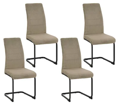 Produktbild von Schwingstuhl SallyP Cordstoff Beige