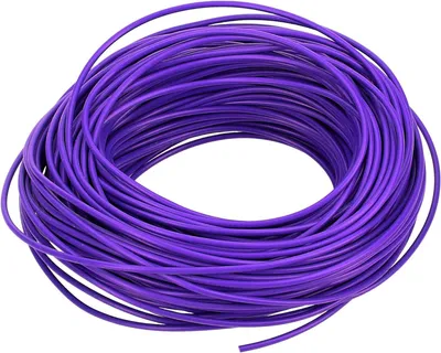 Imagen del producto de Cable de 10 metros para vehículos, tipo FLRY-B, 0,5 mm², color violeta. Cable para instalaciones eléctricas de vehículos