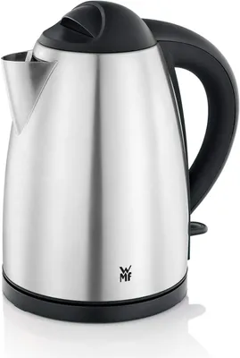 Produktbild von Wasserkocher Edelstahl 1,7l, elektrischer Wasserkocher mit Kalkfilter, 2400 W, beleuchtete Wasserstandsanzeige, edelstahl matt